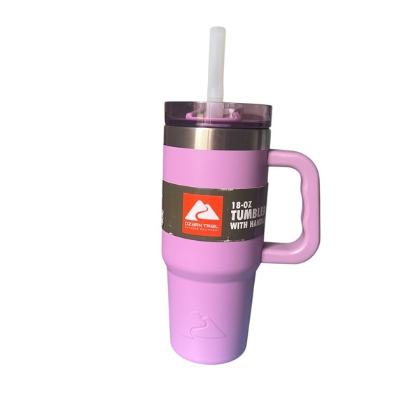 OZARK TRAIL LAVENDER TUMBLER WITH HANDLE - Picture 2 of 5